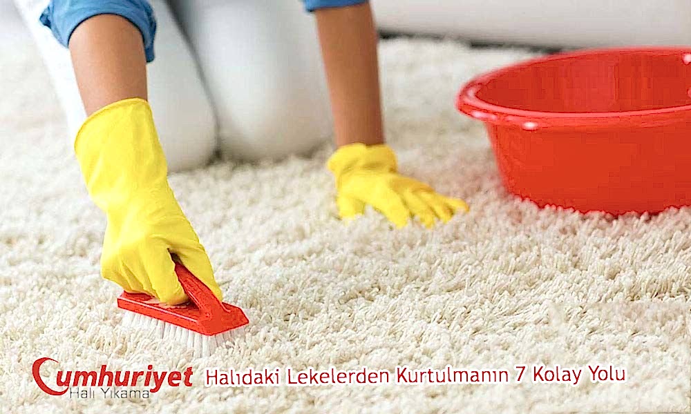 Halıdaki Lekelerden Kurtulmanın 7 Kolay Yolu